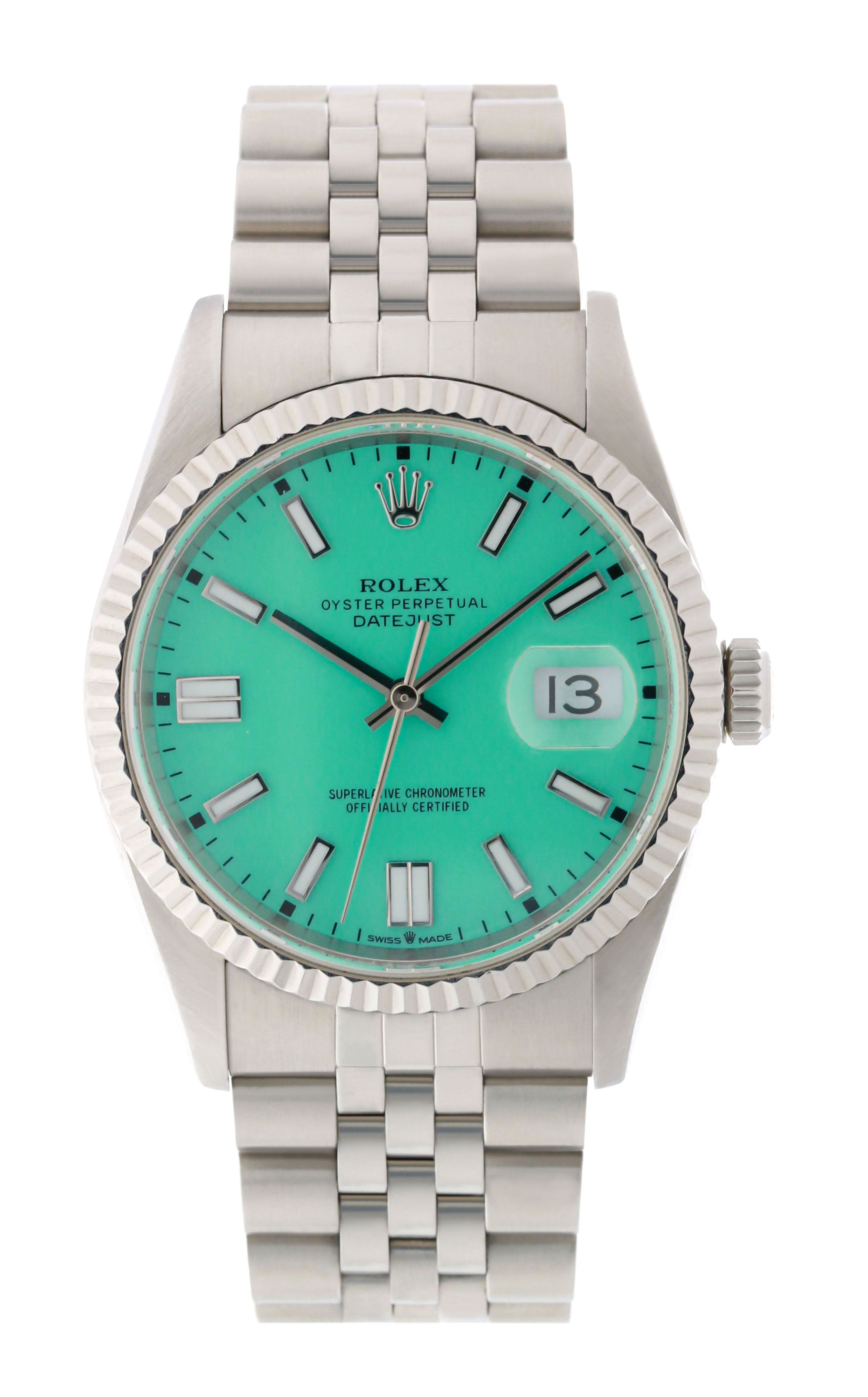 RXW SOLID PERPETUAL DATEⅡ／TIFFANY DIAL！ Rolex Datejust 
