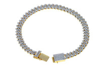 10KT YELLOW GOLD CUBAN LINK BRACELET 4.64CT