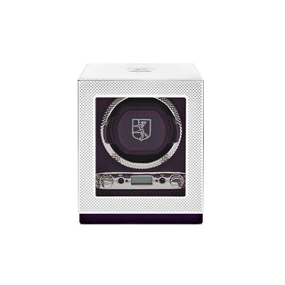 WOLF Silver Single Watch Winder