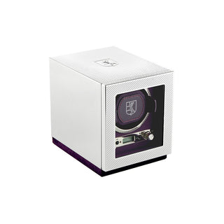 WOLF Silver Single Watch Winder