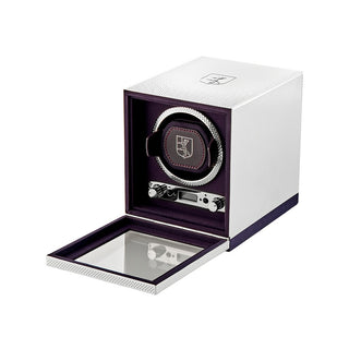 WOLF Silver Single Watch Winder