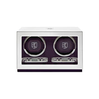 WOLF Silver Double Watch Winder