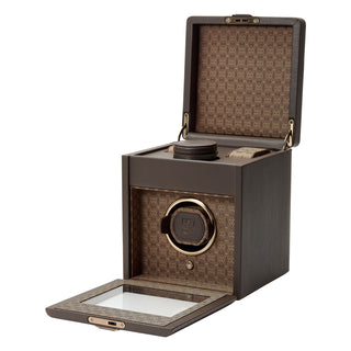 WOLF Earth Single Watch Winder | Coffee