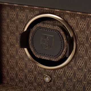 WOLF Earth Single Watch Winder | Coffee