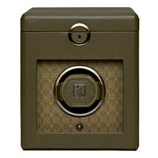 WOLF Earth Single Watch Winder | Olive