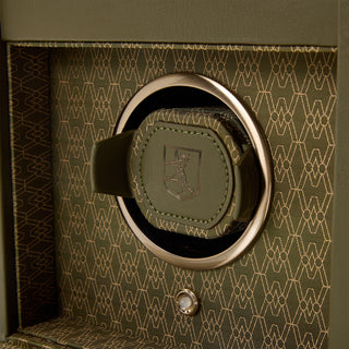 WOLF Earth Single Watch Winder | Olive
