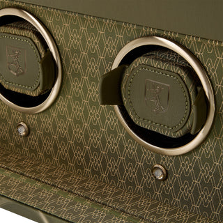 WOLF Earth Triple Watch Winder with Storage | Olive