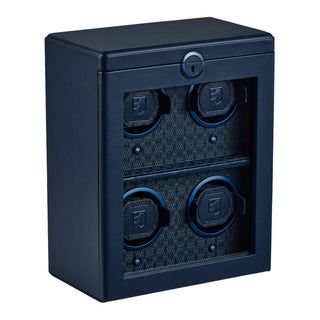 WOLF Earth 4 Piece Watch Winder | Midnight Blue