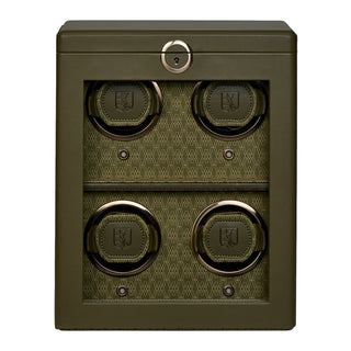 WOLF Earth 4 Piece Watch Winder | Olive