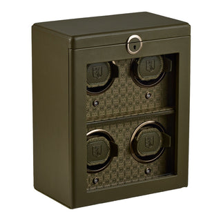 WOLF Earth 4 Piece Watch Winder | Olive