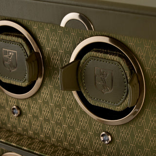 WOLF Earth 4 Piece Watch Winder | Olive