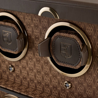 WOLF Earth 6 Piece Watch Winder | Coffee