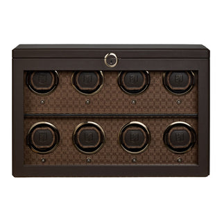 WOLF Earth 8 Piece Watch Winder | Coffee
