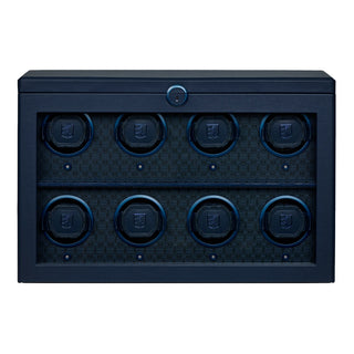 WOLF Earth 8 Piece Watch Winder | Midnight Blue