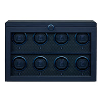 WOLF Earth 8 Piece Watch Winder | Midnight Blue