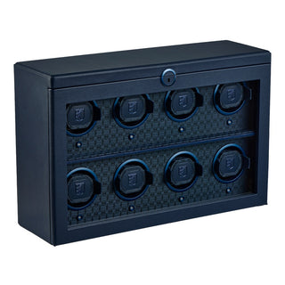 WOLF Earth 8 Piece Watch Winder | Midnight Blue