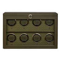 WOLF Earth 8 Piece Watch Winder | Olive