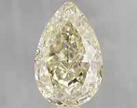2.22ct Pear Natural Diamond (Colour Fancy Light Yellow, Clarity IF, GIA Certified)
