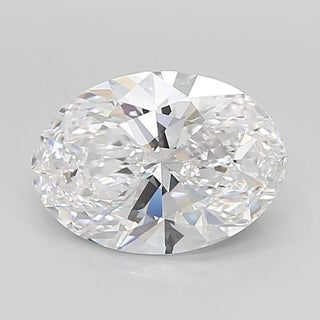 3.00ct Oval Lab Grown Diamond (Colour D, Clarity IF, Cut EX, IGI Certified)