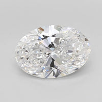 3.00ct Oval Lab Grown Diamond (Colour D, Clarity IF, Cut EX, IGI Certified)
