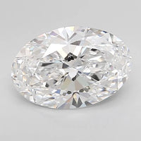 3.00ct Oval Lab Grown Diamond (Colour D, Clarity IF, Cut EX, IGI Certified)