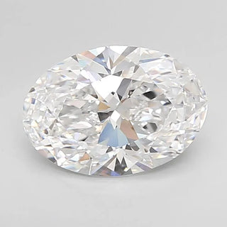 3.00ct Oval Lab Grown Diamond (Colour D, Clarity IF, Cut EX, IGI Certified)