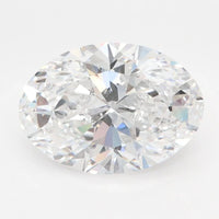 3.00ct Oval Lab Grown Diamond (Colour D, Clarity IF, IGI Certified)