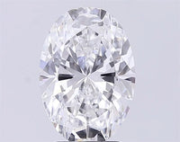 3.00ct Oval Lab Grown Diamond (Colour E, Clarity VVS2, IGI Certified)