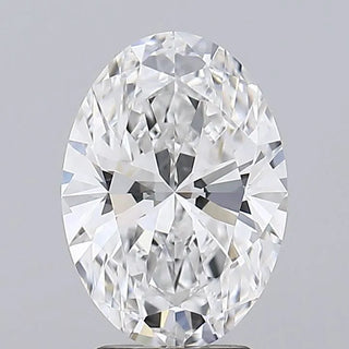 3.21ct Oval Lab Grown Diamond (Colour D, Clarity IF, IGI Certified)