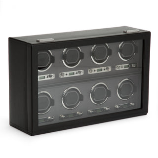 WOLF Viceroy 8 Piece Watch Winder | Black
