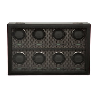 WOLF Axis 8 Piece Watch Winder | Powder Coat