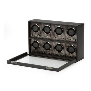 WOLF Axis 8 Piece Watch Winder | Powder Coat