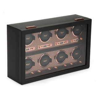 WOLF Axis 8 Piece Watch Winder | Copper