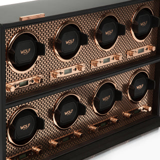 WOLF Axis 8 Piece Watch Winder | Copper