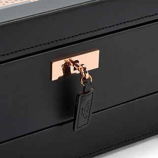 WOLF Axis 10 Piece Watch Box with Drawer | Copper