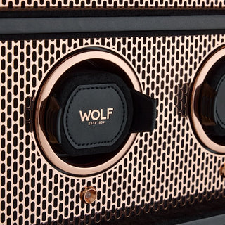 WOLF Axis 16 Piece Watch Winder Cabinet | Copper