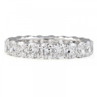 14KT WHITE GOLD LAB GROWN ETERNITY RING