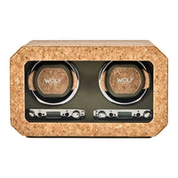 WOLF Cortiça Double Watch Winder | Cork