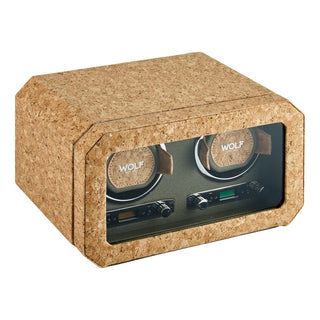 WOLF Cortiça Double Watch Winder | Cork