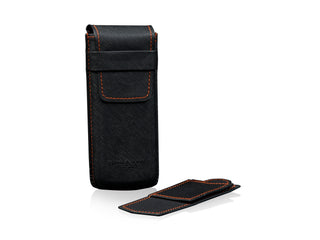 Mondo Saffiano Black & Orange