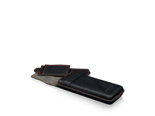 Mondo Saffiano Black & Orange