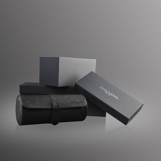 Rondo 3 Watch Roll Black & Purple