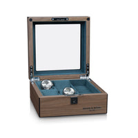 Borneaux 4+ Watches Walnut Box