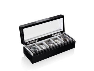 Executive 5 Watches Black & Gray Box