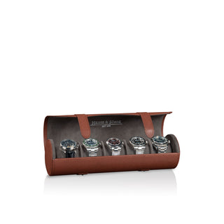 Rondo 5 Watch Roll Brown