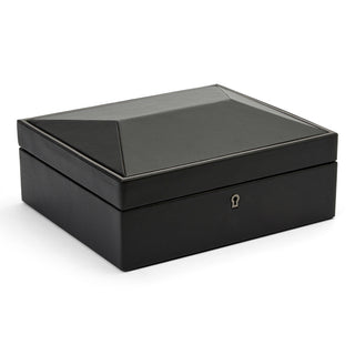WOLF British Racing 8 Piece Watch Box | Black
