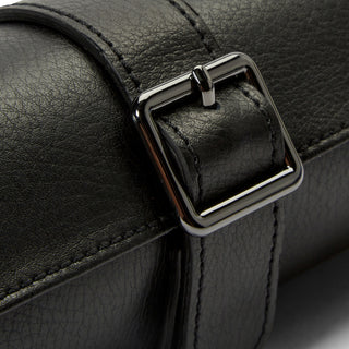 WOLF British Racing Triple Watch Roll | Black