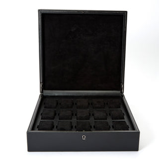 WOLF British Racing 15 Piece Watch Box | Black