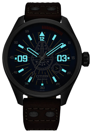 Citizen Star Wars Han Solo Ref. AW5009-03W watch — Watchfinder Canada, caseback
