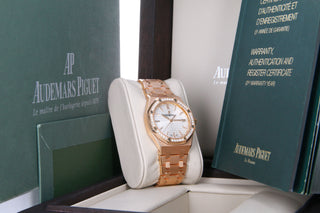 AUDEMARS PIGUET ROYAL OAK 37MM (20BP) #15451O (FACTORY DIAMOND BEZEL)